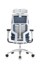 Powerfit White Frame Mesh W/Headrest chair by Eurotech