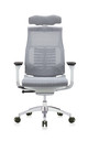 Powerfit White Frame Mesh W/Headrest chair by Eurotech