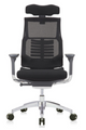 Powerfit Black Frame Fabric Seat W/Headrest chair by Eurotech