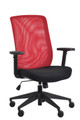 Gene Chair Black Fabric Seat/ Mesh Back by Eurotech