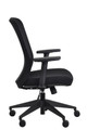 Gene Chair Black Fabric Seat/ Mesh Back by Eurotech