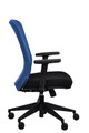 Gene Chair Black Fabric Seat/ Mesh Back by Eurotech