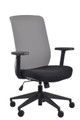 Gene Chair Black Fabric Seat/ Fabric Back by Eurotech