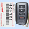 Lexus 4 Button Proximity Key HYQ14FBA 89904-78070, 89904-78470 - New OEM