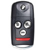 Acura 4 Button Driver 1 Remote Flip Key MLBHLIK-1T, 35113-TK4-A00, 315 MHz - Refurbished, Recase