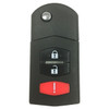 Mazda 3 Button Remote Head Key KPU41788 FE04-67-5RYB, GP7A-67-5RYB - Refurbished, Recase