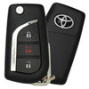 Toyota 3 Button Remote Flip Key MOZB3M2F2L, 89070-F4082, 315 MHz - Refurbished, Grade A