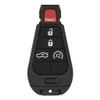 Keyless2Go 5 Button Non Proximity Remote Replacement For Chrysler Dodge  IYZ-C01C 05026887 AK - With Durashell Technology