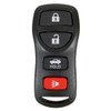 Infiniti, Nissan 4 Button Remote KBRASTU15, 28268-5Y701, 315 MHz - Refurbished, Recase