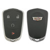 Cadillac 4 Button Smart Key HYQ2EB, 13544051, 433 MHz - Refurbished, Grade A