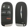 Chrysler 5 Button Smart Key M3N-40821302, 56046759AF, 433 MHz - Refurbished, Grade A