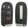 Jeep 4 Button Smart Key M3N-40821302, 68143500, 433 MHz - Refurbished, Grade A
