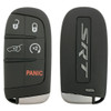 Dodge Jeep 5 Button Smart Key SRT Logo M3N-40821302, 68240167AA, 433 MHz - Refurbished, Grade A