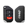 Jeep 3 Button Flip Key OHT1130261, 68416782AA, 433 MHz - Refurbished, Grade A