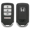 Honda 4 Button No Memory Smart Key ACJ932HK1210A, 72147-T2A-A02, 315 MHz - Refurbished, Grade A