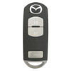 Mazda 3 Button Smart Key WAZSKE13D01, KDY3-67-5DY, 315 MHz - Refurbished, Grade A
