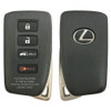 Lexus 4 Button Proximity Smart Key (AG Board) HYQ14FBA, 89904-78070, 315 MHz - Refurbished, Grade A