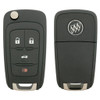 Buick 4 Button Remote Flip Key V2T-01060512 13504205 13500227 (Non-PEPS) - Refurbished A 182230