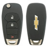 Chevrolet 3 Button Remote Flip Key LXP-T003, 13522783, 315MHz - Refurbished, Grade A
