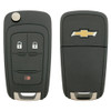 Chevrolet 3 Button Remote Flip Key OHT01060512, 20873621, 315 MHz - Refurbished, Grade A