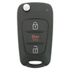 Kia 3 Button Remote Flip Key NYOSEKSAM11ATX (AM11MY), 95430-2K250, 315 MHz - Refurbished, Grade A
