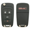 GMC 4 Button Remote Flip Key 13504200, OHT01060512 (Non-PEPS) - Refurbished, Grade A