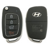 Hyundai 4 Button Remote Flip Key for Santa Fe TQ8-RKE-4F31, 95430-2W110, 433 MHz - Refurbished, Grade A