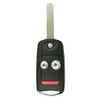 Acura 3 Button No Memory Remote Flip Key N5F0602A1A, 35111-STK-315, 315 MHz - Refurbished, Recase