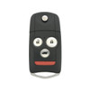 Acura 4 Button Flip Key Remote with Memory 1 N5F0602A1A, 35111-STX-326, 315 MHz - Refurbished Recase