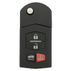 Mazda 4 Button Remote Flip Key BGBX1T478SKE125-01 BBM4-67-5RY - Refurbished, Recase 182349