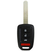 Honda 4 Button Remote Head Key MLBHLIK6-1TA, 35118-T2A-A60, 433 MHz - Refurbished, Recase