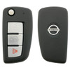 Nissan 3 Button Remote Flip Key CWTWB1G767, 28268-4BA1A, 433 MHz - Refurbished, Grade A