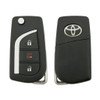 Toyota 3 Button Remote Flip Key for Japan Production HYQ12BFW, 89070-42G00, 315 MHz - Refurbished, Grade A