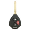 Toyota, Scion 3 Button 4D67 Chip Remote Head Key HYQ12BBY, HYQ12BDC, 89070-42660, 89070-0R030, 315 MHz - Refurbished, Recase