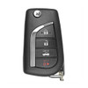 Toyota 4 Button Remote Flip Key for US Models, HYQ12BFB, 89070-06790, H Chip - US Production, 315 MHz - Refurbished, Grade A