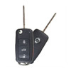 Volkswagen 4 Button Remote Flip Key with CAN Chip NBG010180T, 5K0837202AE, 315 MHz - Refurbished, Grade A