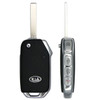 Kia 4 Button Remote Flip Key SY5SKRGE04, 95430-K0000, 433 MHz - New, OEM