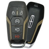 Lincoln 5 Button 1-Way Smart Key M3N-A2C31243300, 164-R7991, 902 MHz - New, OEM