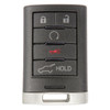 Cadillac 5 Button Smart Key NBG009768T, 22865375, 315 MHz - New OEM