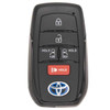 Toyota 5 Button Proximity Smart Key HYQ14FBX, 8990H-08021, 315 MHz - New, OEM