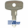 ILCO AF00003462 YH19 Motorcycle Mechanical Key, Pack of 10