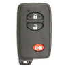 Keyless2Go 3 Button Proximity Remote Smart Key Replacement for Toyota HYQ14AAB / Board 0140 - 1-PACK