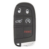 Keyless2Go Jeep 5 Button Smart Key M3N-40821302, 68250343AB, 433 MHz - Premium Aftermarket