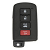 Keyless2Go Toyota 4 Button Proximity Smart Key (G Board - 0020) HYQ14FBA, 89904-06140, 315 MHz - Premium Aftermarket