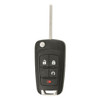Keyless2Go GMC 4 Button Non-PEPS Remote Flip Key OHT01060512, 20873622, 315 MHz - Premium Aftermarket