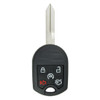 Keyless2Go 5 button Remote Head Key Replacement for Ford 164-R8000 New Style