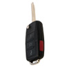 Keyless2Go Ford 4 Button Remote Flip Key (80 Bit) 164-R8073, 164-R8087, 164-R8021, 164-R8020, 164-R8096