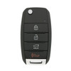 Keyless2Go Kia 4 Button Remote Flip Key NYODD4TX1306-TFL, 95430-2T560, 315 MHz - Premium Aftermarket