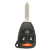 Keyless2Go 4 Button With RS Remote Head Key Replacement For Chrysler Dodge Jeep KOBDT04A