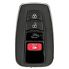 Keyless2Go Toyota 4 Button Proximity Smart Key for US Production HYQ14FBC, HYQ14FLA, 315 MHz - Premium Aftermarket